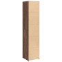 Aparador alto madera de ingeniería marrón roble 40x41x185 cm de , Aparadores - Ref: Foro24-3281672, Precio: 112,47 €, Descuen...