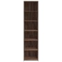 Tall brown oak veneer highboard 45x41x185 cm by , Sideboards - Ref: Foro24-3281679, Price: 119,99 €, Discount: %