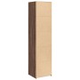 Tall brown oak veneer highboard 45x41x185 cm by , Sideboards - Ref: Foro24-3281679, Price: 119,99 €, Discount: %