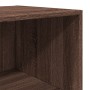 Tall brown oak veneer highboard 45x41x185 cm by , Sideboards - Ref: Foro24-3281679, Price: 119,99 €, Discount: %