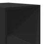 Tall black engineered wood sideboard 30x41x185 cm by , Sideboards - Ref: Foro24-846412, Price: 89,07 €, Discount: %