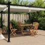 Cenador de jardín con techo retráctil aluminio crema 3x6 m de , Carpas y cenadores - Ref: Foro24-3217061, Precio: 768,75 €, D...