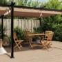 Garden gazebo with retractable taupe roof 3x6 m by , Tents and gazebos - Ref: Foro24-3217063, Price: 769,99 €, Discount: %