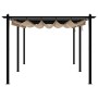 Garden gazebo with retractable taupe roof 3x6 m by , Tents and gazebos - Ref: Foro24-3217063, Price: 769,99 €, Discount: %