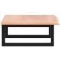 Wall-mounted steel and solid oak wood sink shelf by , bathroom vanities - Ref: Foro24-3302561, Price: 76,00 €, Discount: %