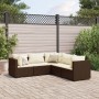 Garden furniture set, 5 pieces, with brown synthetic rattan cushions. by , Garden sets - Ref: Foro24-3308121, Price: 380,04 €...