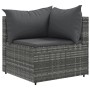 6-piece garden furniture set with gray synthetic rattan cushions by , Garden sets - Ref: Foro24-3308066, Price: 334,29 €, Dis...