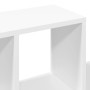 Engineered wood white wall shelf 100x20x53 cm by , Shelves and shelves - Ref: Foro24-848017, Price: 47,43 €, Discount: %