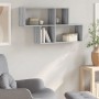 Engineered wood gray Sonoma wall shelf 100x20x53 cm by , Shelves and shelves - Ref: Foro24-848022, Price: 47,42 €, Discount: %