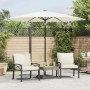 Garden umbrella with white steel pole 268x268x226 cm by , Umbrellas - Ref: Foro24-4005104, Price: 93,88 €, Discount: %