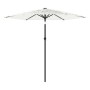 Garden umbrella with white steel pole 268x268x226 cm by , Umbrellas - Ref: Foro24-4005104, Price: 93,88 €, Discount: %