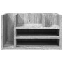 Organizador escritorio madera ingeniería gris 44,5x24x25 cm de , Clasificación y organización - Ref: Foro24-848043, Precio: 3...