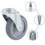 Swivel wheels with pin hole 24 units 100 mm by , Material handling - Ref: Foro24-277894, Price: 133,18 €, Discount: %