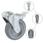 Swivel wheels with pin hole 16 units 100 mm by , Material handling - Ref: Foro24-277868, Price: 95,63 €, Discount: %