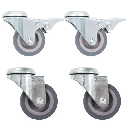 Swivel wheels with pin hole 12 units 50 mm by , Material handling - Ref: Foro24-277882, Price: 35,65 €, Discount: %