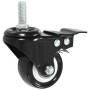 Swivel wheels with brakes 12 units 50 mm by , Material handling - Ref: Foro24-277932, Price: 38,70 €, Discount: %