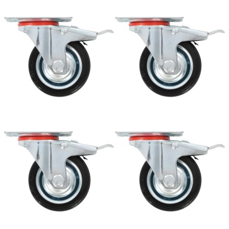 Swivel wheels 12 units 75 mm by , Material handling - Ref: Foro24-277947, Price: 58,38 €, Discount: %