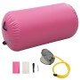 Inflatable gymnastics roll with pink PVC pump 120x75 cm by vidaXL, Yoga and pilates - Ref: Foro24-92715, Price: 84,55 €, Disc...