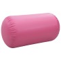 Inflatable gymnastics roll with pink PVC pump 120x75 cm by vidaXL, Yoga and pilates - Ref: Foro24-92715, Price: 84,55 €, Disc...