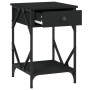 Mesitas de noche 2 uds madera contrachapada negro 40x42x60 cm de , Mesitas de noche - Ref: Foro24-826336, Precio: 82,47 €, De...