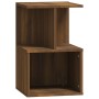 Bedside tables 2 units plywood brown oak 35x35x55 cm by , Nightstands - Ref: Foro24-815188, Price: 67,57 €, Discount: %