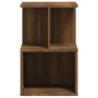 Bedside tables 2 units plywood brown oak 35x35x55 cm by , Nightstands - Ref: Foro24-815188, Price: 67,57 €, Discount: %