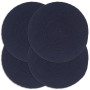 Round individual placemat set of 4, plain navy blue cotton, 38 cm. by , Placemats - Ref: Foro24-133850, Price: 22,23 €, Disco...