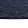 Round individual placemat set of 4, plain navy blue cotton, 38 cm. by , Placemats - Ref: Foro24-133850, Price: 22,23 €, Disco...