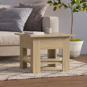 Wohnzimmertisch aus Sonoma-Eiche Spanplatte 55x55x42 cm von , Couchtisch - Ref: Foro24-810265, Preis: 40,99 €, Rabatt: %