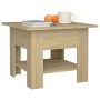 Mesa de centro madera de ingeniería roble Sonoma 55x55x42 cm de , Mesas de centro - Ref: Foro24-810265, Precio: 42,30 €, Desc...