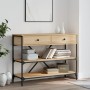 Console table with drawers and shelves made of Sonoma oak engineered wood by , Side tables - Ref: Foro24-833404, Price: 111,1...