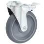 Swivel wheels with pin hole 4 units 125 mm by , Material handling - Ref: Foro24-143433, Price: 35,72 €, Discount: %