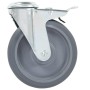 Swivel wheels with pin hole 4 units 125 mm by , Material handling - Ref: Foro24-143433, Price: 35,72 €, Discount: %