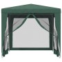 Party tent with 4 green HDPE mesh walls 2.5x2.5 m by , Tents and gazebos - Ref: Foro24-319223, Price: 75,79 €, Discount: %