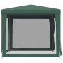 Party tent with 4 green HDPE mesh walls 2.5x2.5 m by , Tents and gazebos - Ref: Foro24-319223, Price: 75,79 €, Discount: %