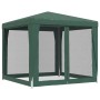 Party tent with 4 green HDPE mesh walls 2.5x2.5 m by , Tents and gazebos - Ref: Foro24-319223, Price: 75,79 €, Discount: %