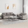 Zweiteiliges Sofaset mit Kissen in Grau-Taupe-Stoff. von , Sofas - Ref: Foro24-3201857, Preis: 586,39 €, Rabatt: %