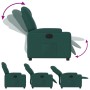 Sillón reclinable eléctrico tela verde oscuro de , Sillones - Ref: Foro24-3204350, Precio: 261,99 €, Descuento: %