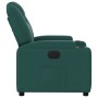 Sillón reclinable eléctrico tela verde oscuro de , Sillones - Ref: Foro24-3204350, Precio: 259,22 €, Descuento: %