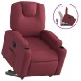 Sillón reclinable elevable tela rojo tinto de , Sillones - Ref: Foro24-3204371, Precio: 277,26 €, Descuento: %