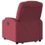 Sillón reclinable elevable tela rojo tinto de , Sillones - Ref: Foro24-3204371, Precio: 277,26 €, Descuento: %