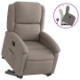 Sillón reclinable elevable tela gris taupe de , Sillones - Ref: Foro24-3204172, Precio: 270,34 €, Descuento: %