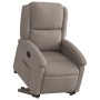 Sillón reclinable elevable tela gris taupe de , Sillones - Ref: Foro24-3204172, Precio: 270,34 €, Descuento: %