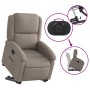 Sillón reclinable elevable tela gris taupe de , Sillones - Ref: Foro24-3204172, Precio: 270,34 €, Descuento: %