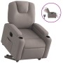 Electric reclining and lift chair in taupe gray fabric by , Armchairs - Ref: Foro24-3204400, Price: 309,52 €, Discount: %