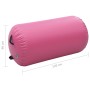 Rollo inflable de gimnasia con bomba PVC rosa 120x90 cm de vidaXL, Yoga y pilates - Ref: Foro24-92718, Precio: 90,94 €, Descu...