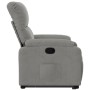 Sillón reclinable elevable tela de microfibra gris claro de , Sillones - Ref: Foro24-3204930, Precio: 284,40 €, Descuento: %