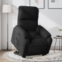 Sillón reclinable elevable tela de microfibra negro de , Sillones - Ref: Foro24-3204932, Precio: 261,38 €, Descuento: %