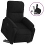 Reclining and lift fabric armchair in black microfiber. by , Armchairs - Ref: Foro24-3204932, Price: 261,38 €, Discount: %