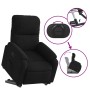 Reclining and lift fabric armchair in black microfiber. by , Armchairs - Ref: Foro24-3204932, Price: 261,38 €, Discount: %